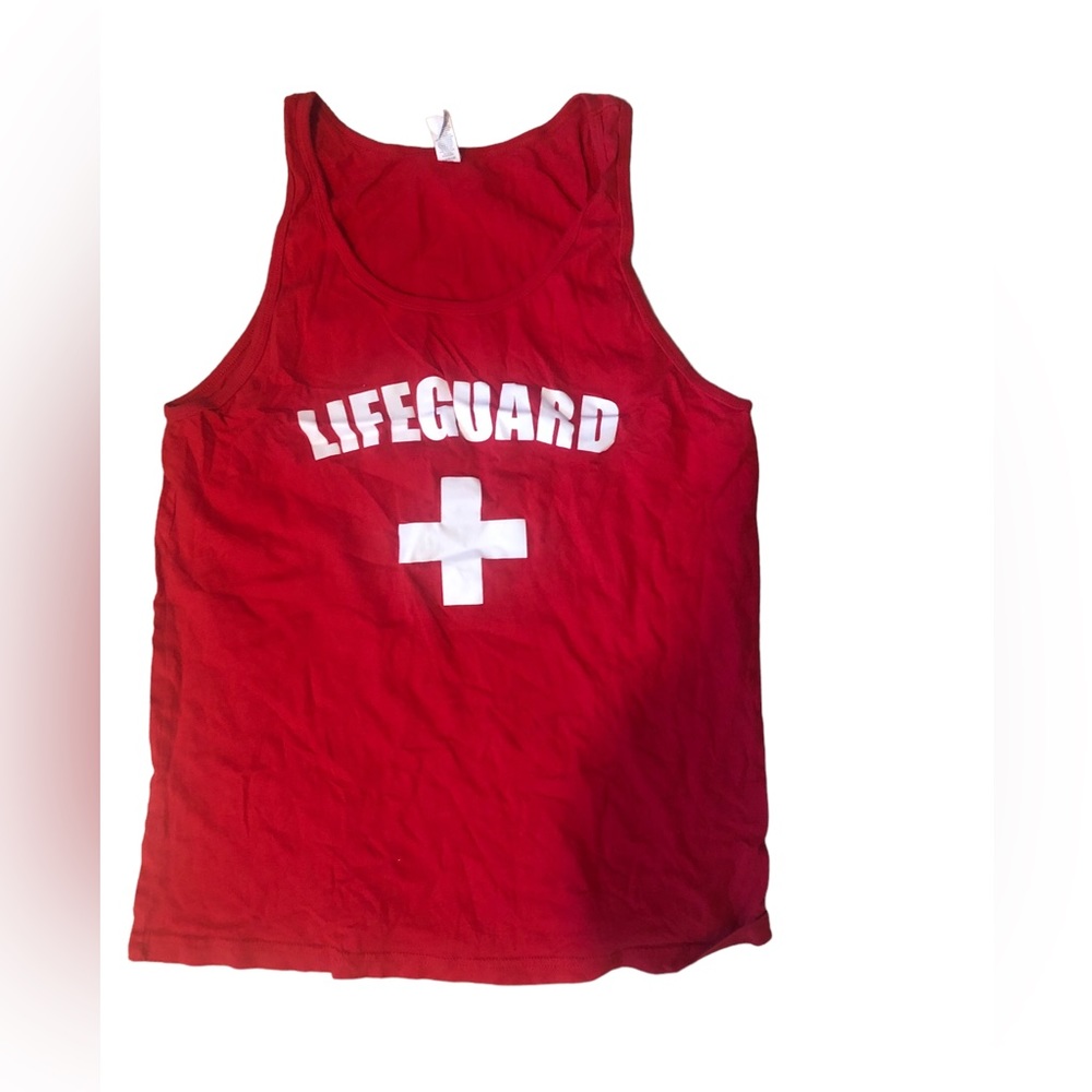 Cute lifeguard tank top